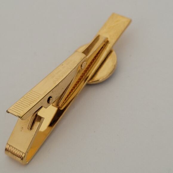 Wedgwood Gold Blue Tone Tie Bar with Jasper Horse Cameo Vintage - Picture 6 of 8